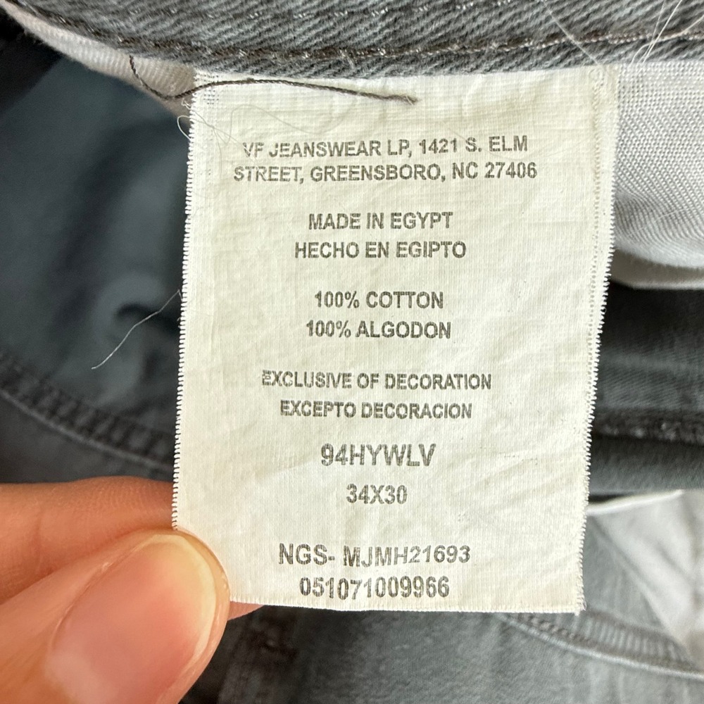 Wrangler Carpenter Pants Mens 34x30 Gray Authentics Utility Workwear - Picture 7 of 7